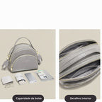 bolsa feminina transversal pequena  Rivelle Gray 1.4