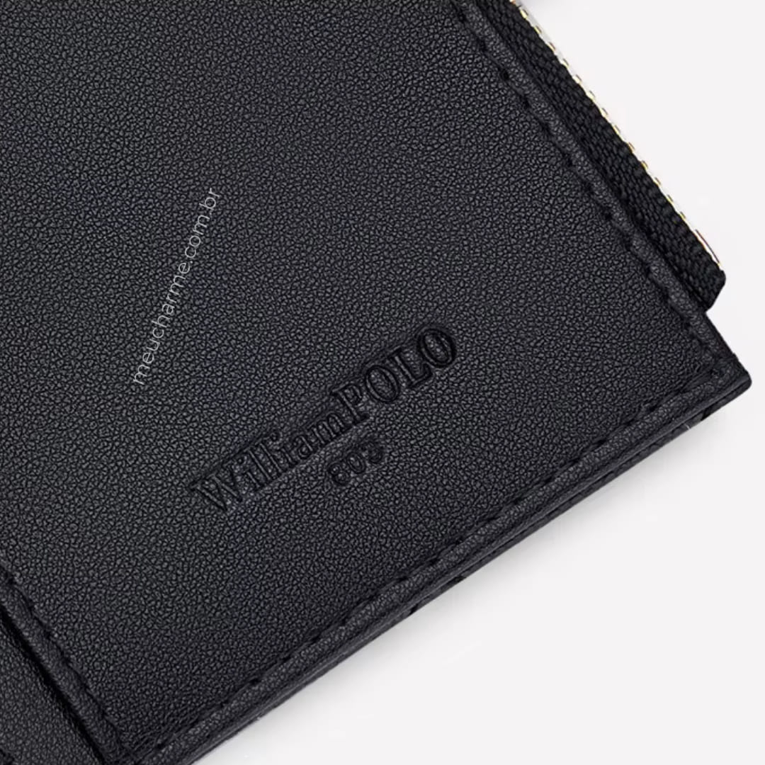 Carteira Feminina De Couro Modelo Élora - Linha WilliamPolo