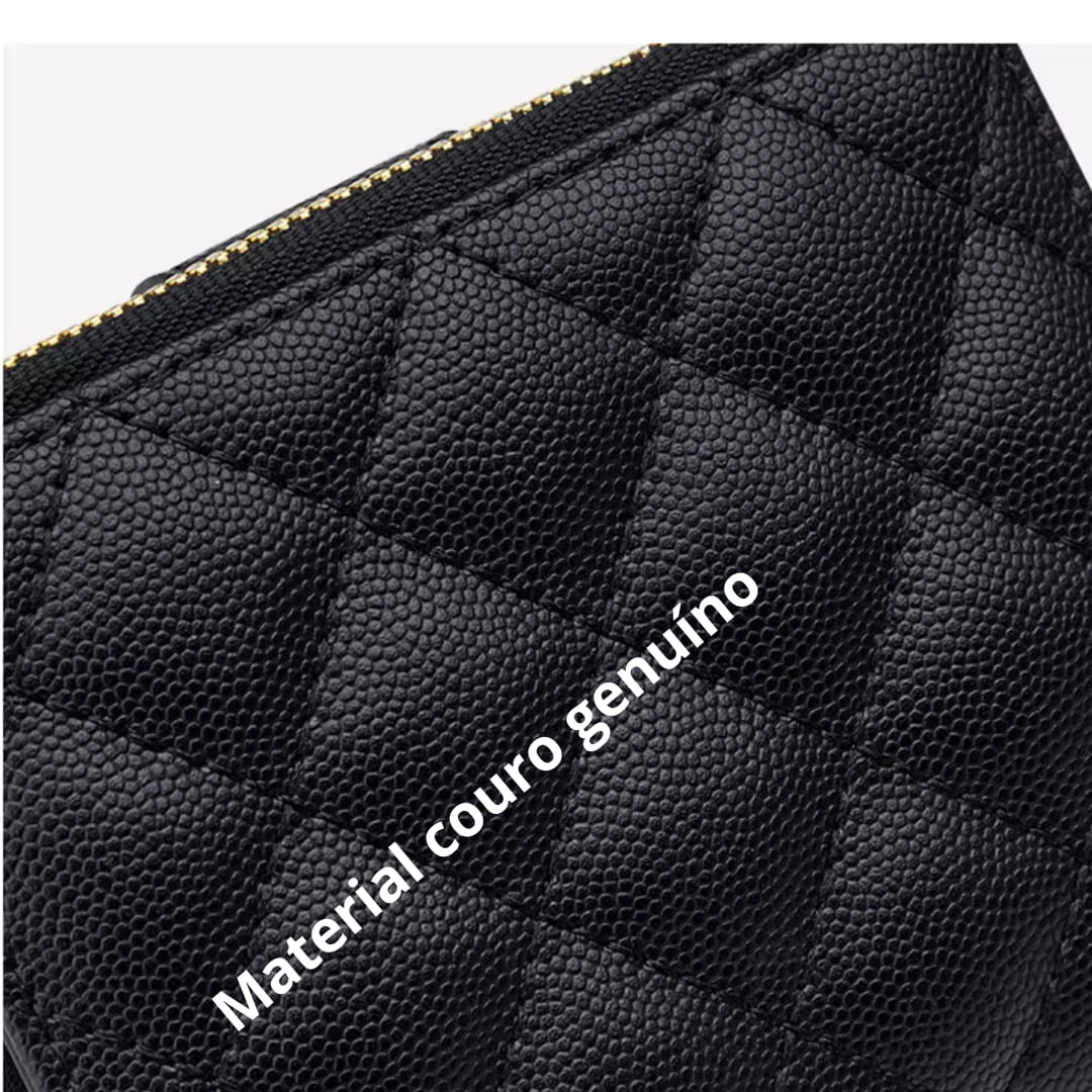 Carteira Feminina De Couro Modelo Élora - Linha WilliamPolo