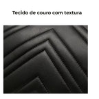 Bolsa feminina Transversal De Couro Modelo Camille Prestige  Black