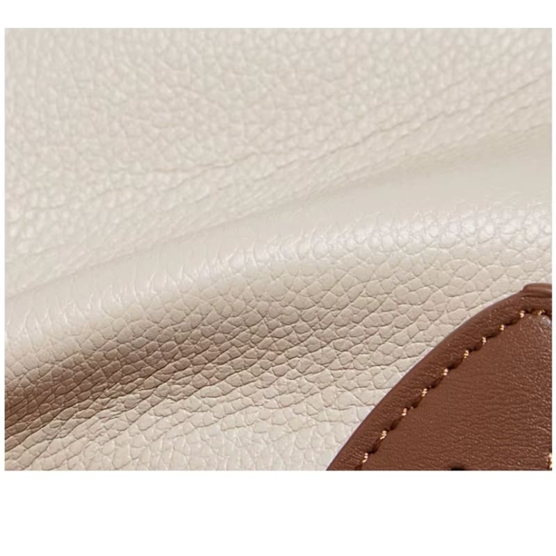 Bolsa Feminina Transversal  De Couro  Modelo Foxer  Verona Whit