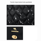 Mochila Feminina De Couro Modelo Bella Lux Black