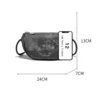 bolsa feminina transversal pequena de couro  refinado