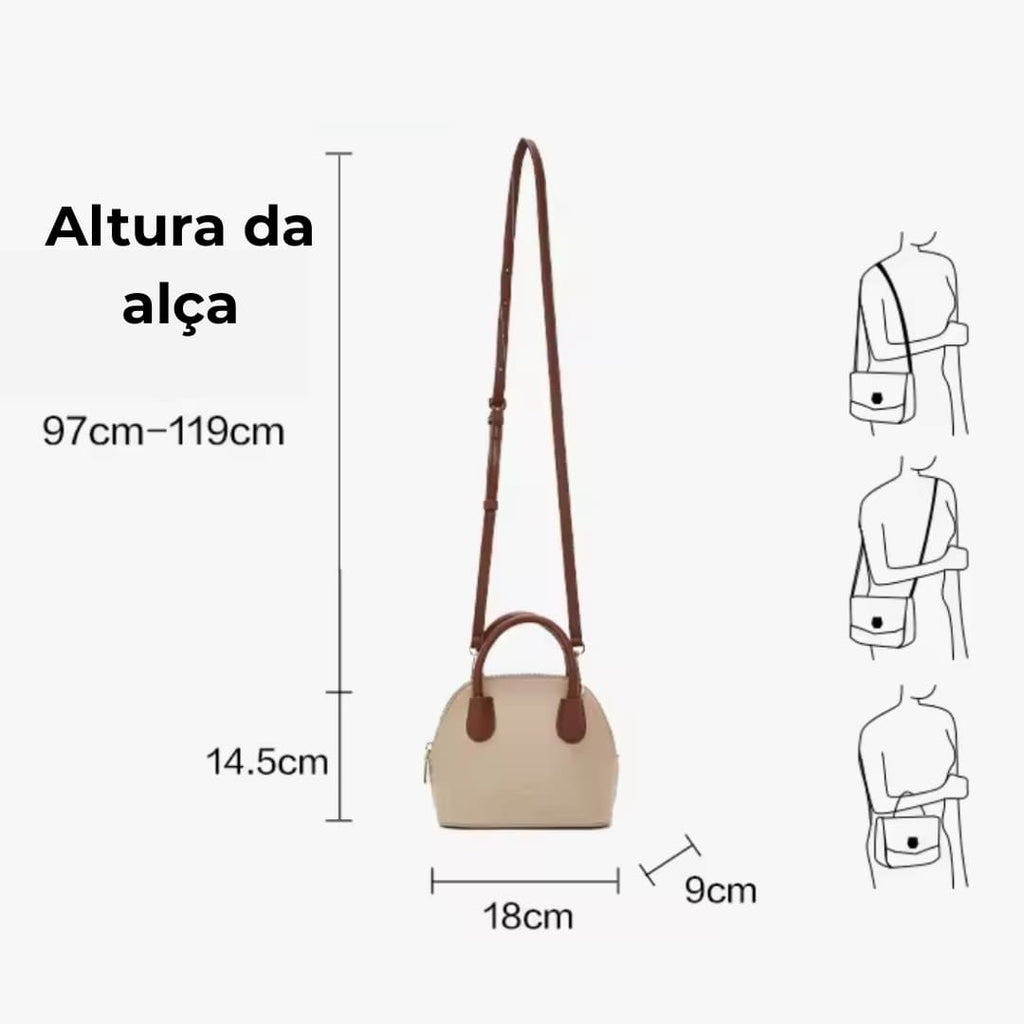 Bolsa Feminina Pequena Modelo Marcelline Treillis
