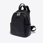 Mochila Feminina De Couro Modelo Spine Black