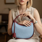 bolsa feminina transversal  pequena jeans luxe 2.1