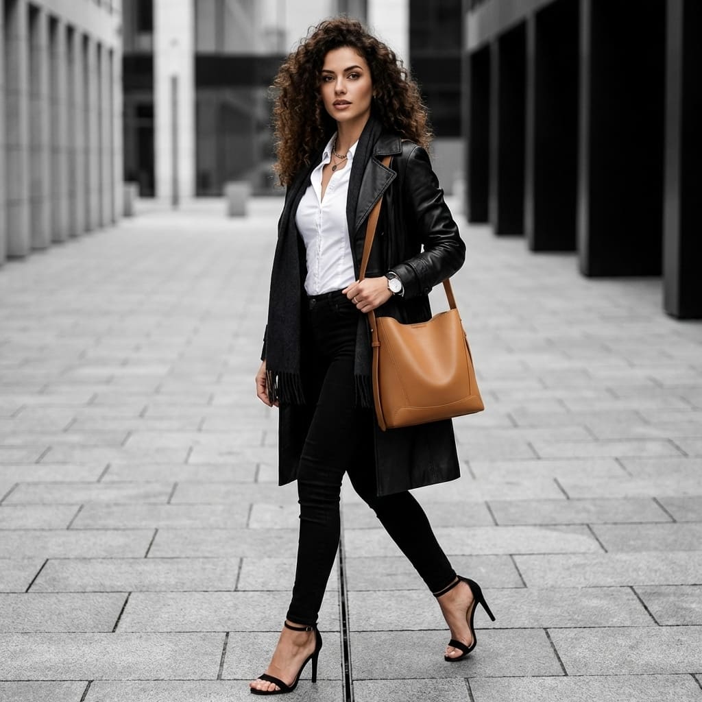 bolsa feminina grande de couro 3