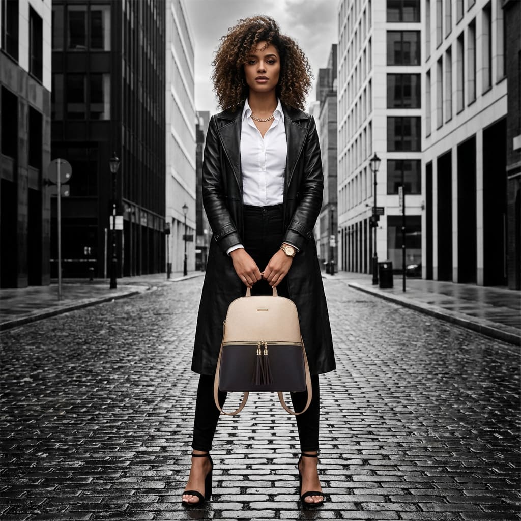 Bolsa Mochila feminina  Modelo Zafira