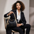 bolsa feminina grande preta transversal