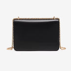 Bolsa Feminina Transversal FOXER em Couro Refinado Modelo Arvelle Black