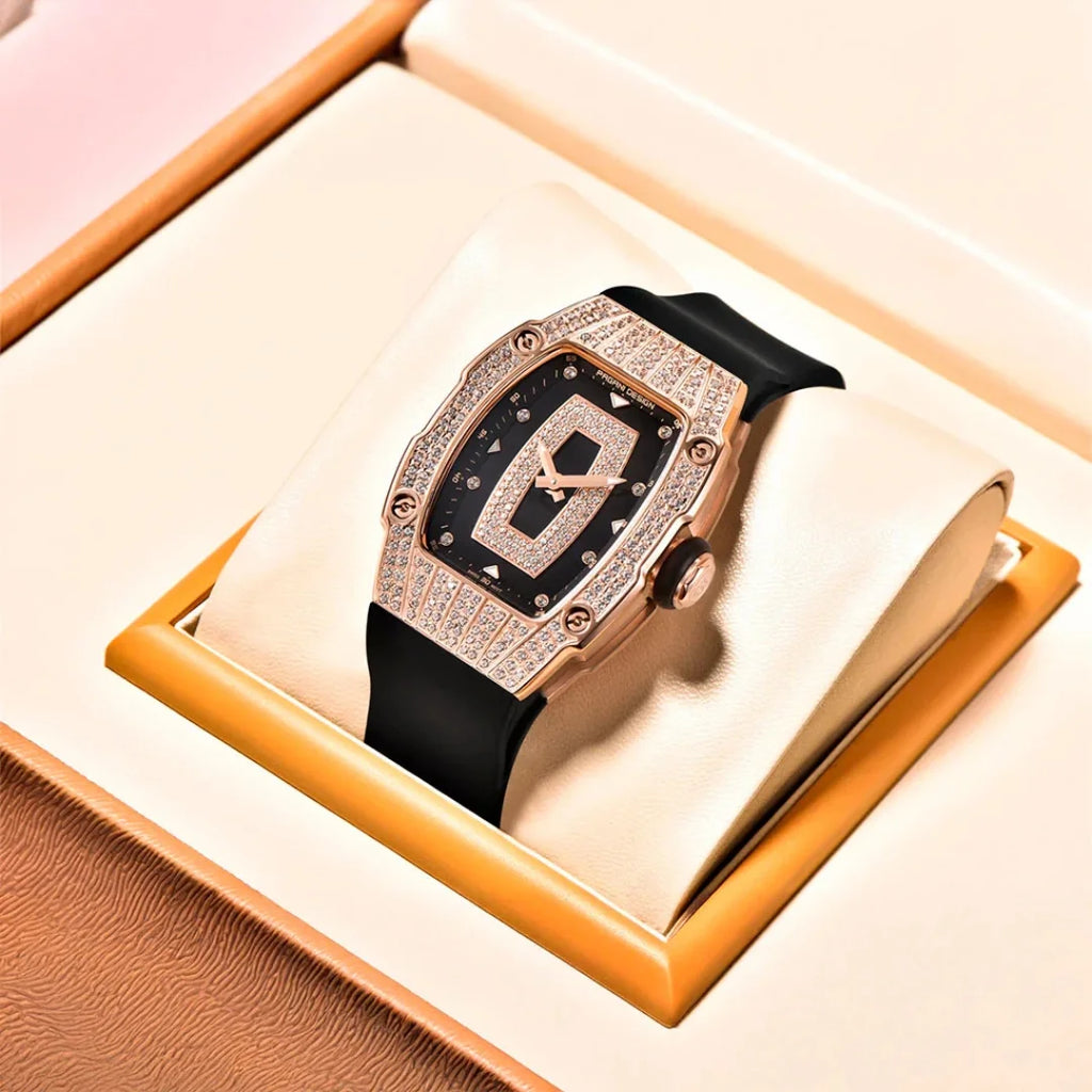 Relógio Feminino Pagani Design Orlisse Black Gold