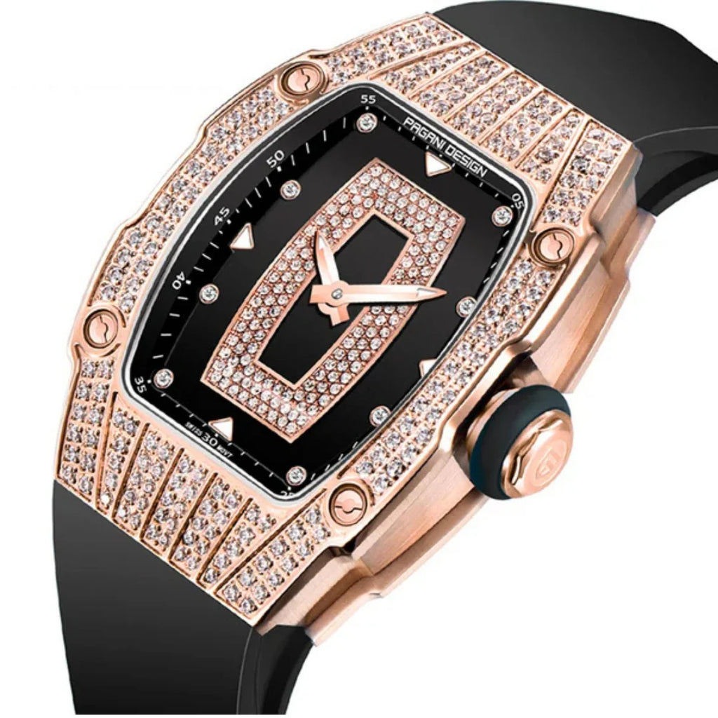 Relógio Feminino Pagani Design Orlisse Black Gold