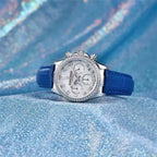 Relógio Feminino De Couro Pagani Design Seraphine  Blue