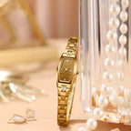 Relógio Feminino Pequeno  Modelo  Auréline Gold