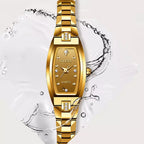 Relógio Feminino Pequeno  Modelo  Auréline Gold