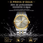 Relógio Feminino Modelo Celebrine  Silver Gold